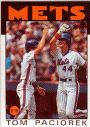1986 Topps Baseball Cards      362     Tom Paciorek